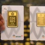 Harga emas Antam turun Rp2.000 per gram